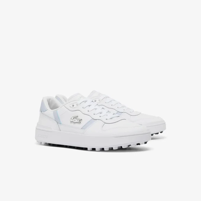 Sapatos de golfe em pele T-Clip para mulher