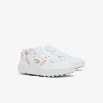Sapatos de golfe em pele T-Clip para mulher