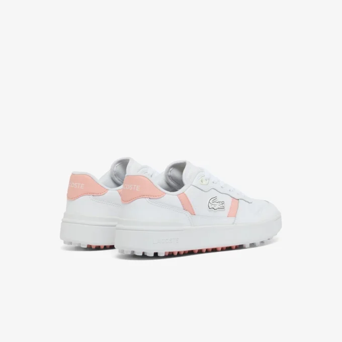 Sapatos de golfe em pele T-Clip para mulher
