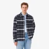 Sobrecamisa xadrez de algodão para homem