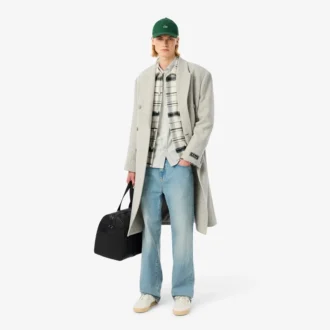 Sobrecamisa xadrez de algodão para homem