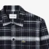 Sobrecamisa xadrez de algodão para homem