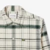 Sobrecamisa xadrez de algodão para homem