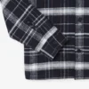 Sobrecamisa xadrez de algodão para homem
