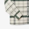 Sobrecamisa xadrez de algodão para homem