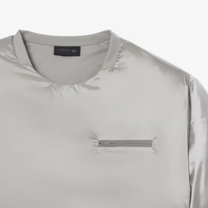 T-shirt acolchoada brilhante Runway