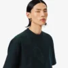 T-shirt com crocodilo bordado da passerelle
