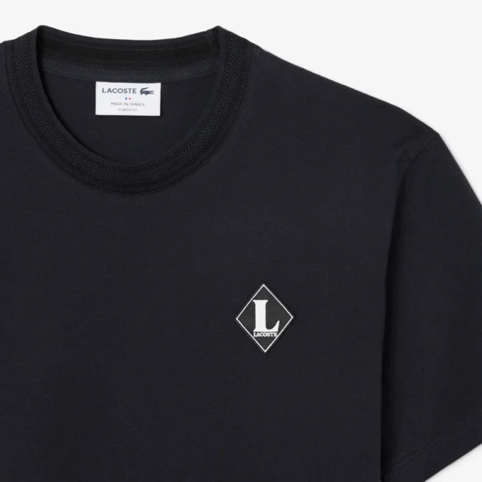 T-shirt com emblema «Made in France»