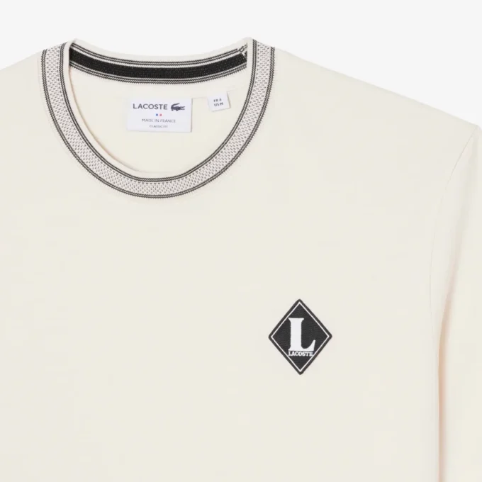 T-shirt com emblema «Made in France»