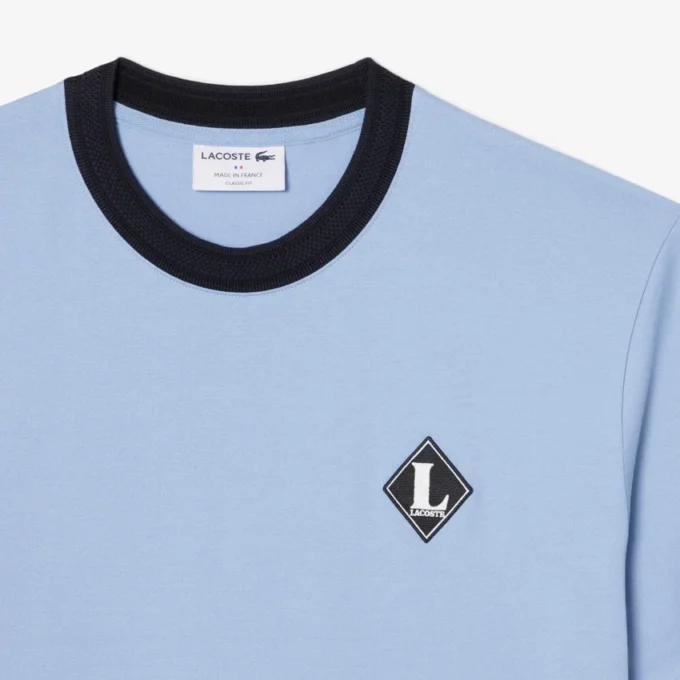 T-shirt com emblema «Made in France»