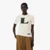 T-shirt com estampado gráfico em seda da coleção Runway