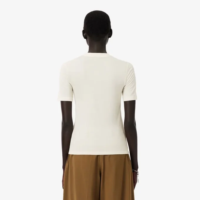 T-shirt com estampado gráfico em seda da coleção Runway