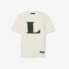 T-shirt com estampado gráfico em seda da coleção Runway