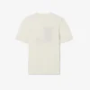 T-shirt com estampado gráfico em seda da coleção Runway