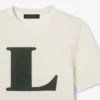 T-shirt com estampado gráfico em seda da coleção Runway
