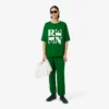 T-shirt com grafismo em cetim Runway