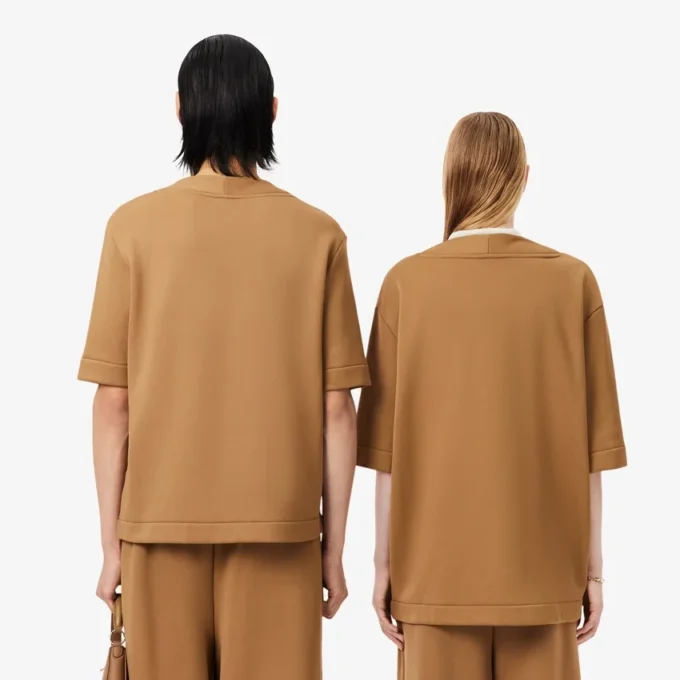 T-shirt com grafismo em cetim Runway