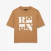 T-shirt com grafismo em cetim Runway