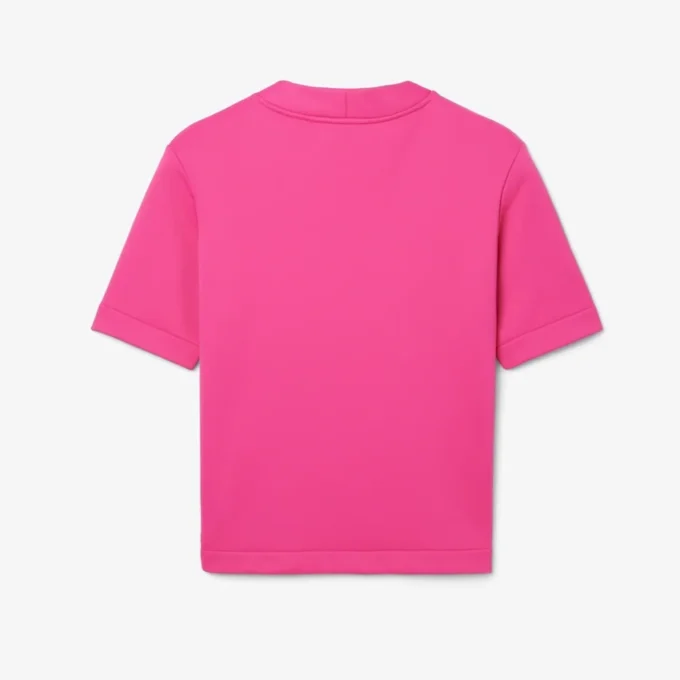T-shirt com grafismo em cetim Runway