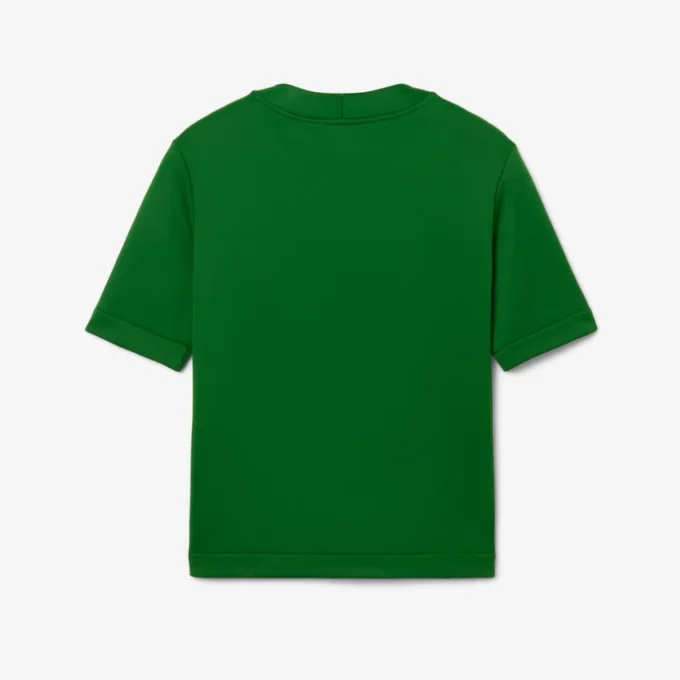 T-shirt com grafismo em cetim Runway