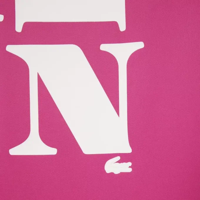 T-shirt com grafismo em cetim Runway