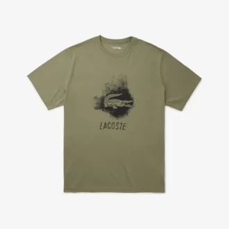 T-shirt Crocodile Desporto para homem, corte largo