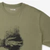 T-shirt Crocodile Desporto para homem, corte largo