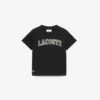 T-shirt de algodão bordada