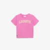T-shirt de algodão bordada