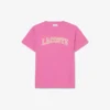 T-shirt de algodão bordada