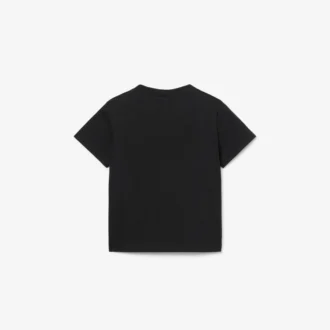 T-shirt de algodão bordada