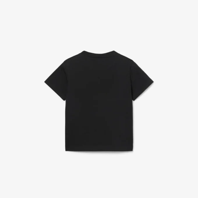 T-shirt de algodão bordada