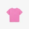 T-shirt de algodão bordada