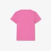 T-shirt de algodão bordada