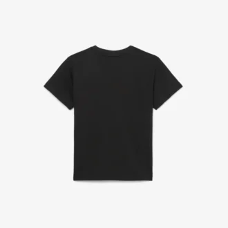 T-shirt de algodão bordada