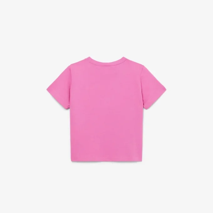 T-shirt de algodão bordada