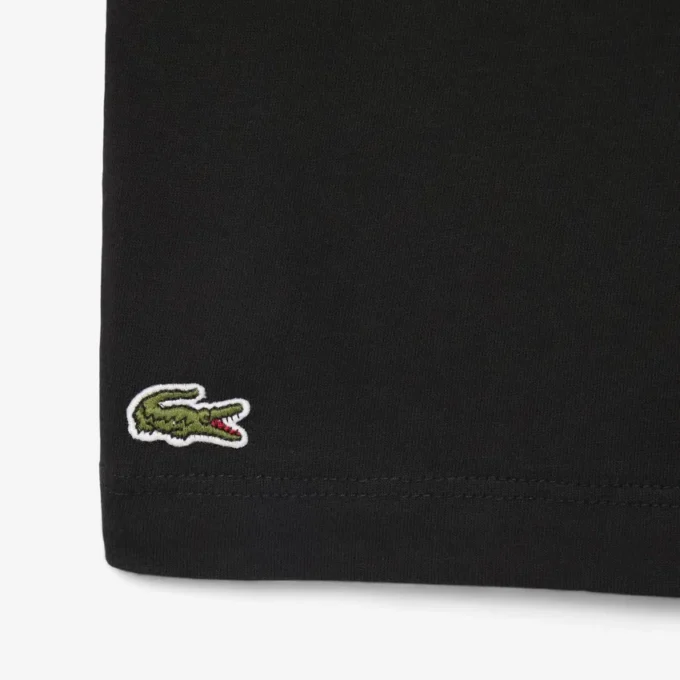 T-shirt de algodão bordada
