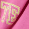 T-shirt de algodão bordada