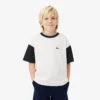 T-shirt de algodão com acabamentos contrastantes