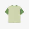 T-shirt de algodão com acabamentos contrastantes