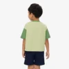T-shirt de algodão com acabamentos contrastantes
