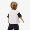 T-shirt de algodão com acabamentos contrastantes
