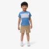 T-shirt de algodão com blocos de cor