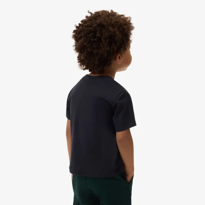 T-shirt de algodão com blocos de cor