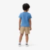 T-shirt de algodão com blocos de cor