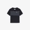 T-shirt de algodão com blocos de cor