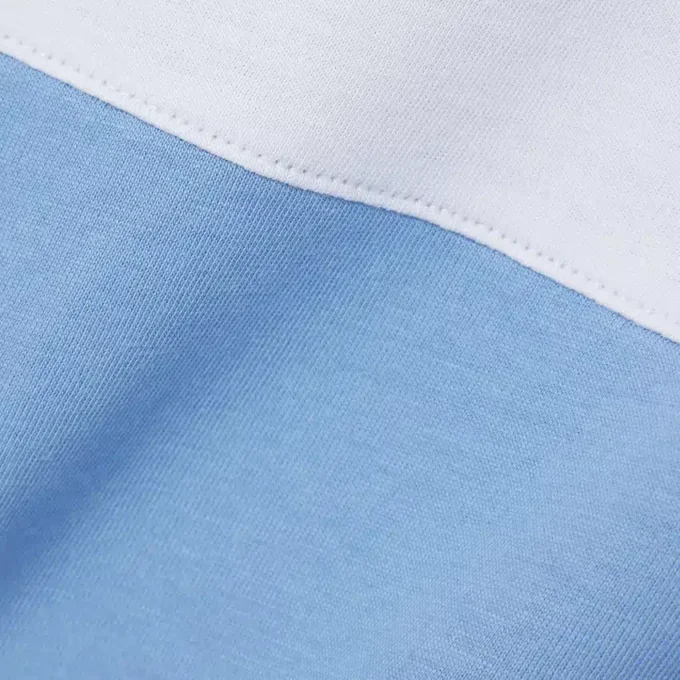 T-shirt de algodão com blocos de cor