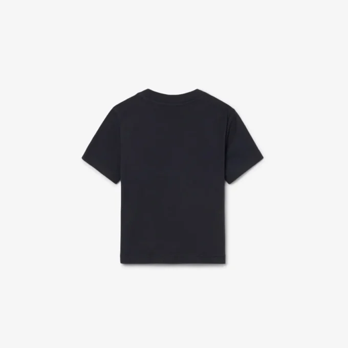 T-shirt de algodão com blocos de cor