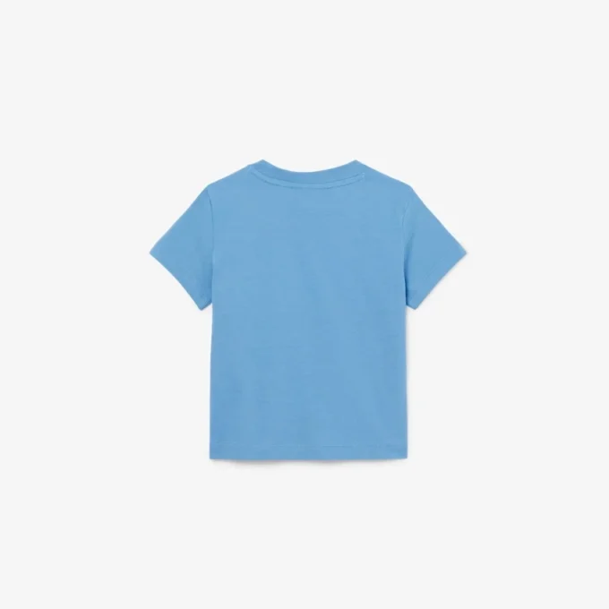 T-shirt de algodão com blocos de cor