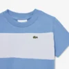 T-shirt de algodão com blocos de cor